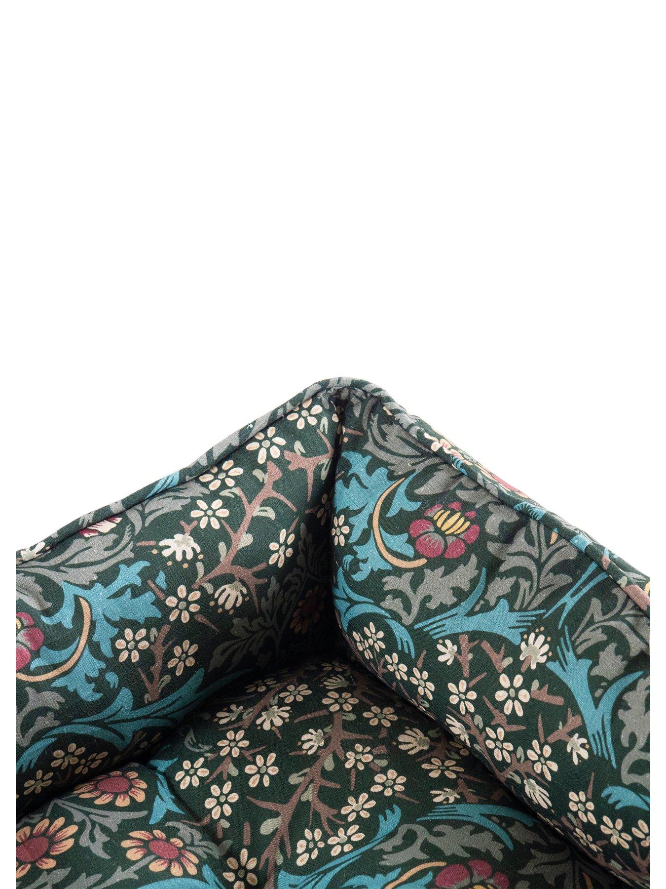 Image 4 of 6 of Morris & Co Blackthorn Print Square Bed M