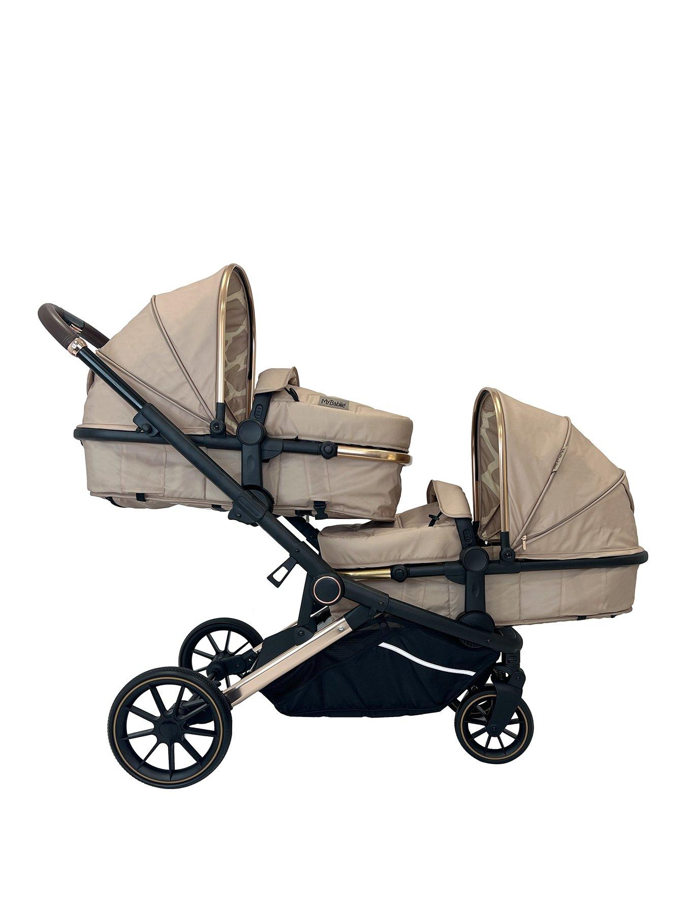 My Babiie MB33 Tandem Pushchair Dani Dyer - Beige
