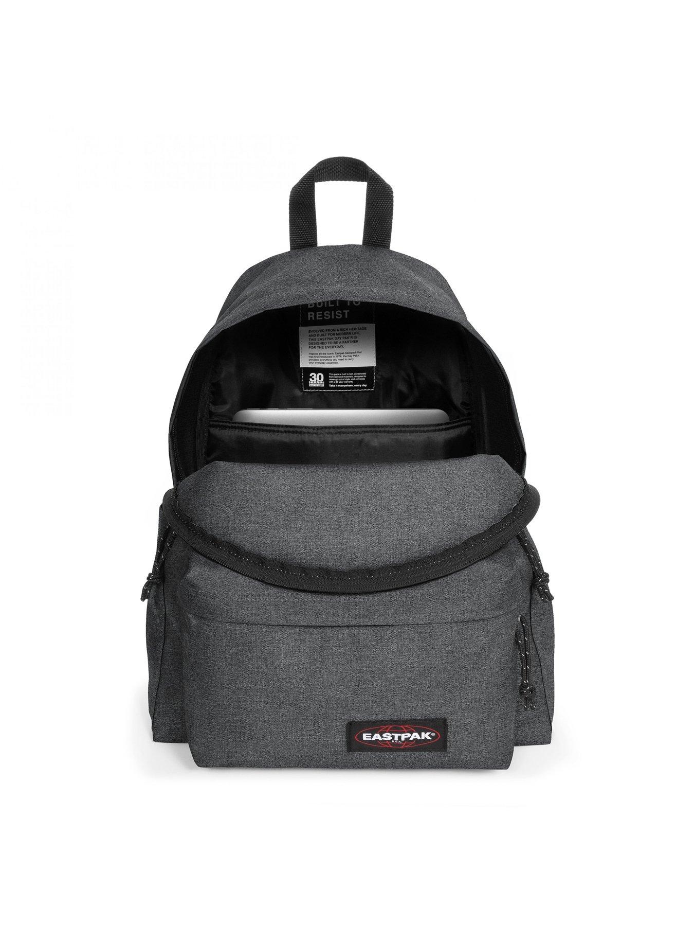 Black denim backpack best sale