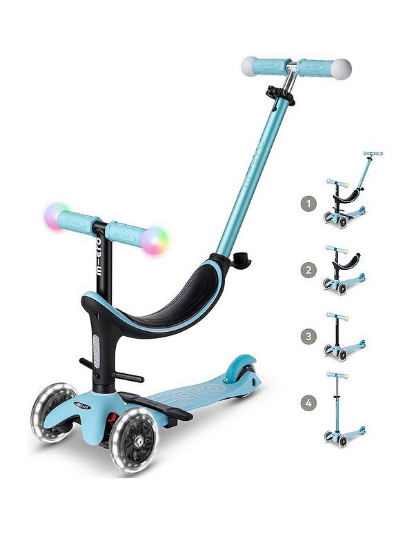 Image 1 of 6 of Micro Scooter Mini 2 Grow (4 in 1) Pale Blue