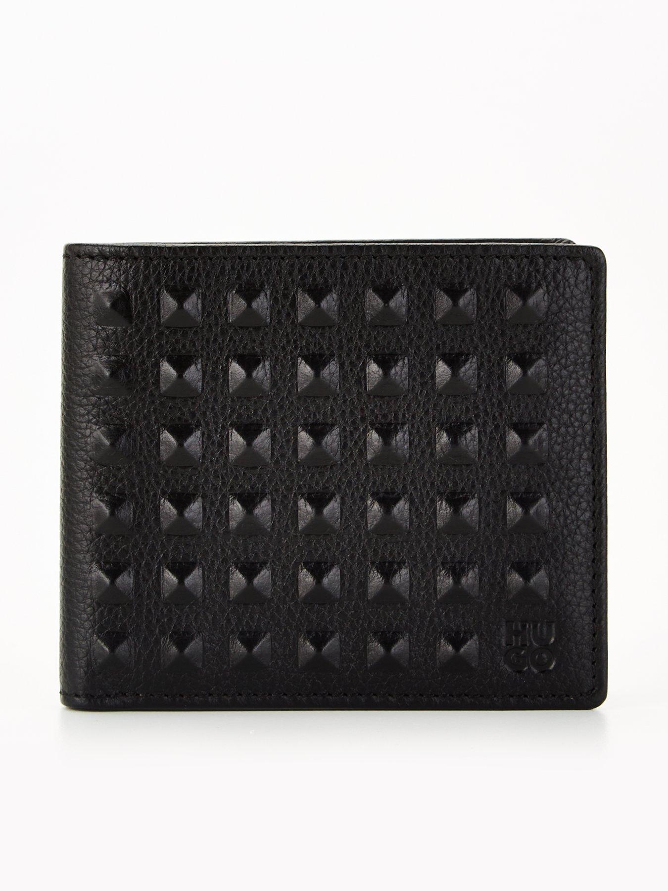 HUGO Elliott Studs_8 Cc Wallet - Black | Very.co.uk