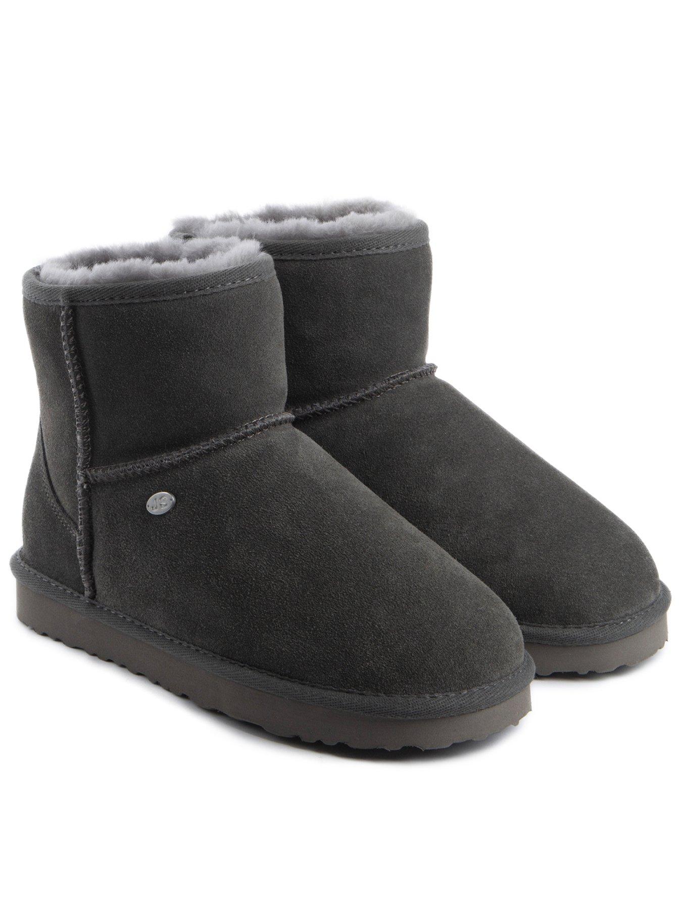 Grey 2024 ladies boots