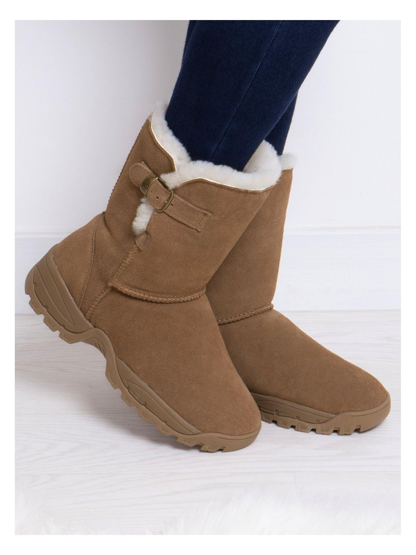 Calf length boots on sale uk