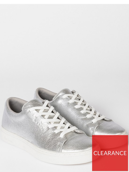 stillFront image of paul-smith-lee-metallic-trainersnbsp--silver