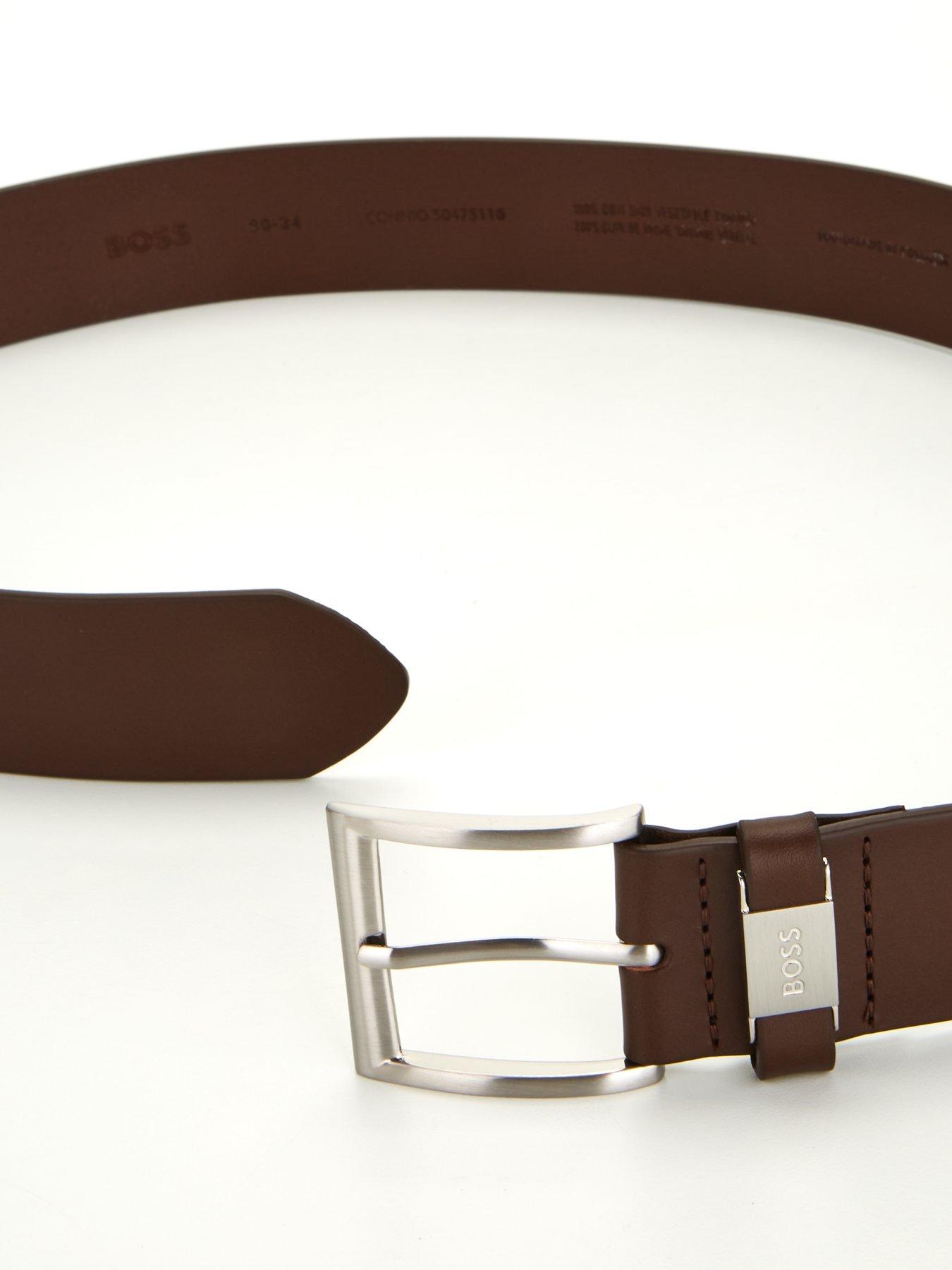 Boss connio deals leather belt