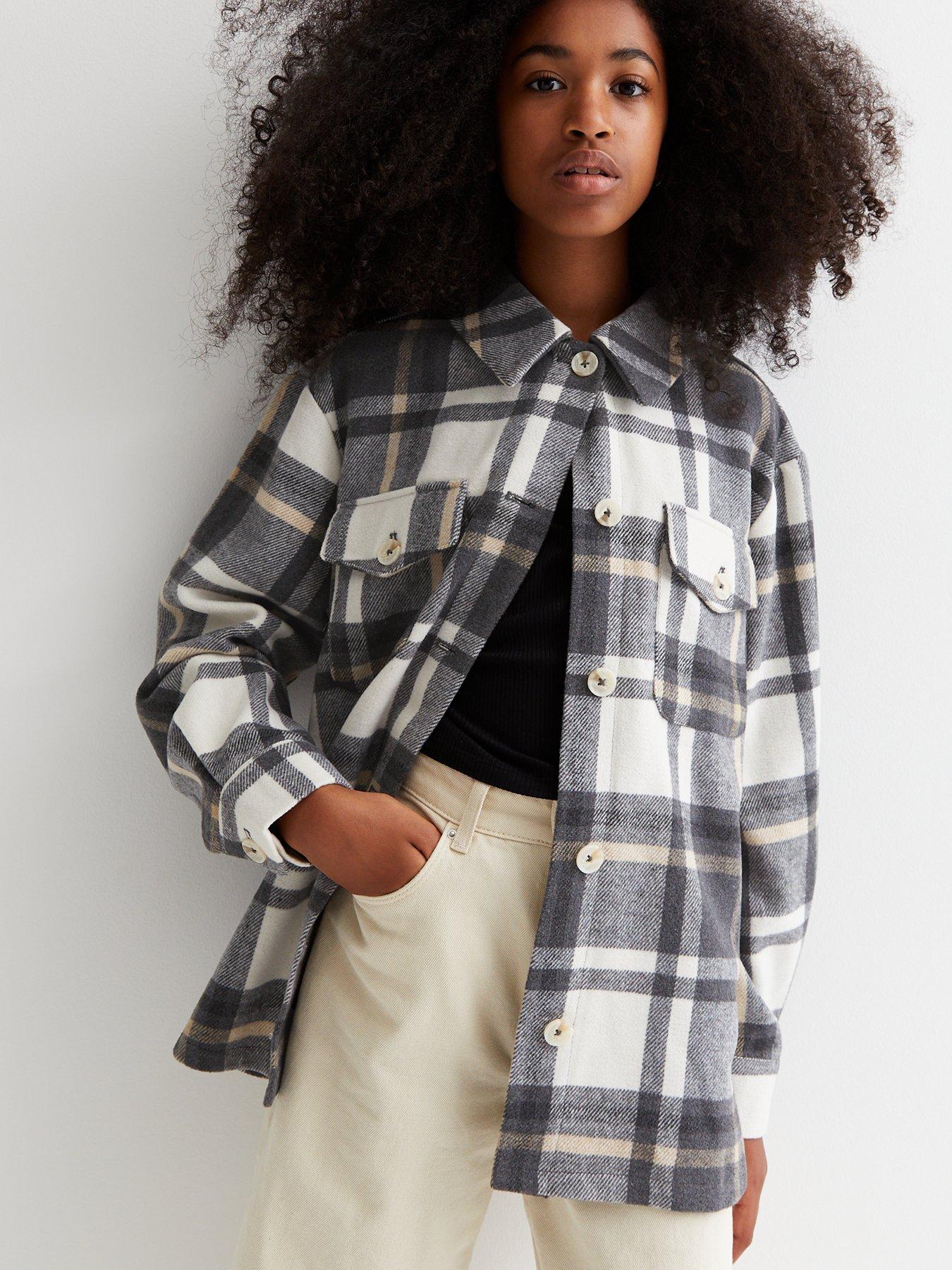 New look outlet checked jacket