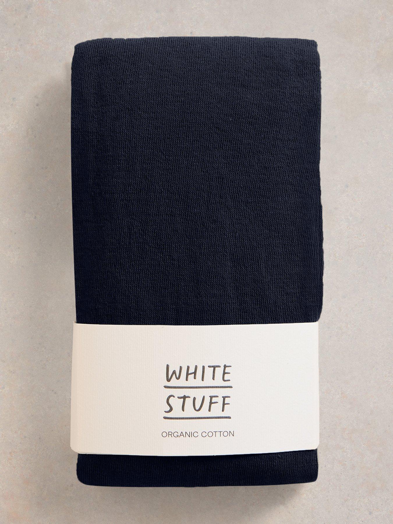 Image 2 of 2 of White Stuff Patty Plain Versatile Tights - Navy