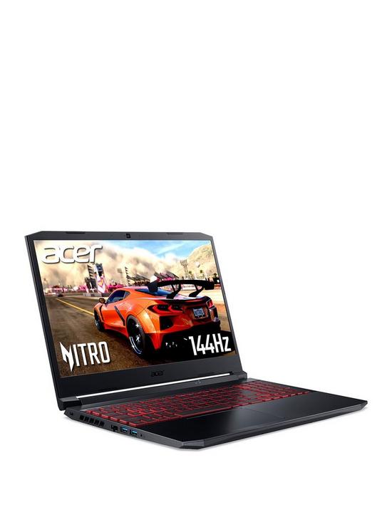 front image of acer-nitro-5-gaming-laptop-156in-fhd-144hz-geforce-rtx-3050-intel-core-i5-16gb-ram-512gb-ssd