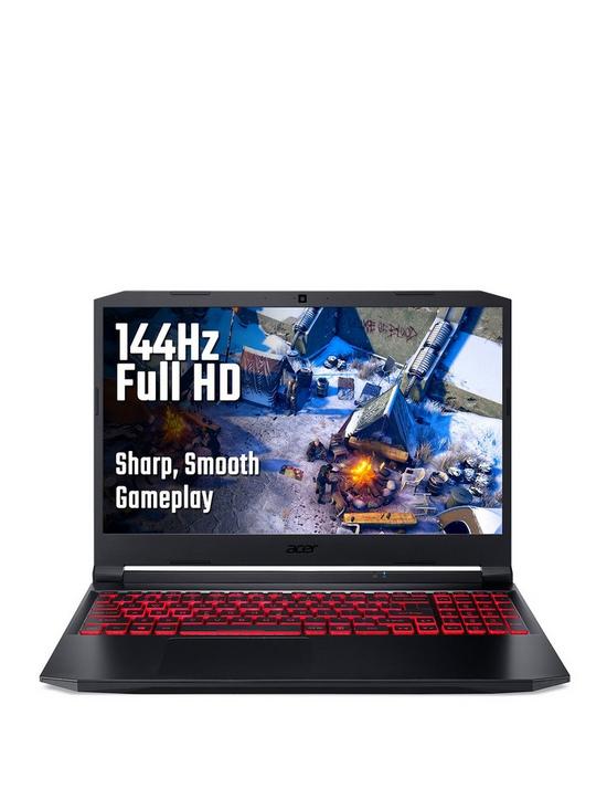 stillFront image of acer-nitro-5-gaming-laptop-156in-fhd-144hz-geforce-rtx-3050-intel-core-i5-16gb-ram-512gb-ssd