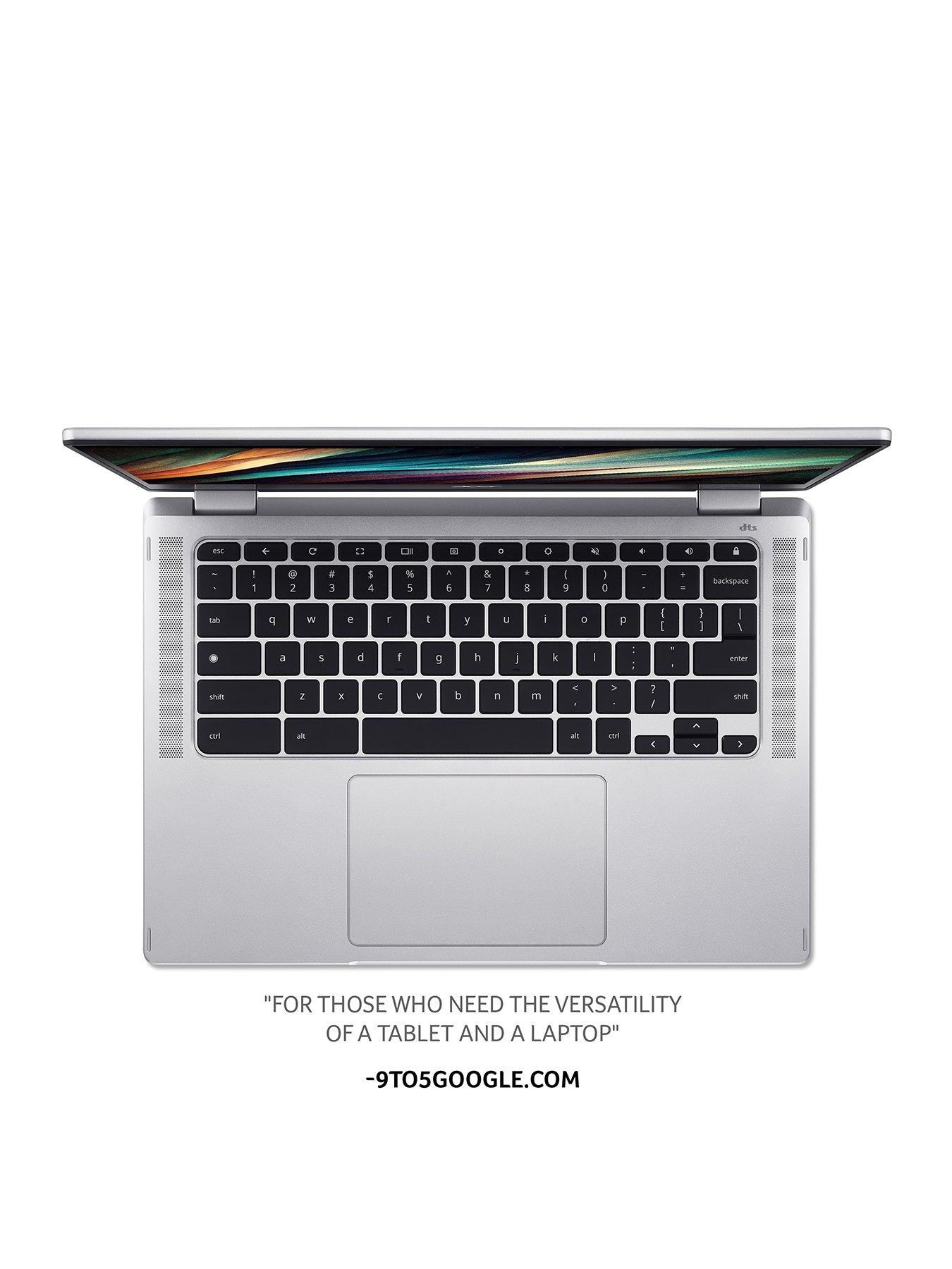 Image 3 of 8 of Acer Chromebook Spin 314 Laptop - 14in HD Touchscreen,&nbsp;Intel Celeron, 4GB RAM,&nbsp;128GB SSD - Silver
