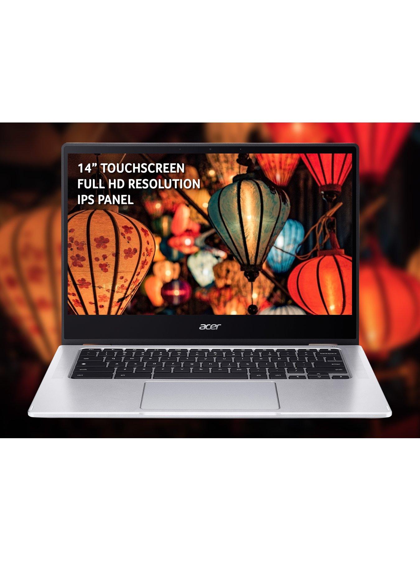 Image 5 of 8 of Acer Chromebook Spin 314 Laptop - 14in HD Touchscreen,&nbsp;Intel Celeron, 4GB RAM,&nbsp;128GB SSD - Silver