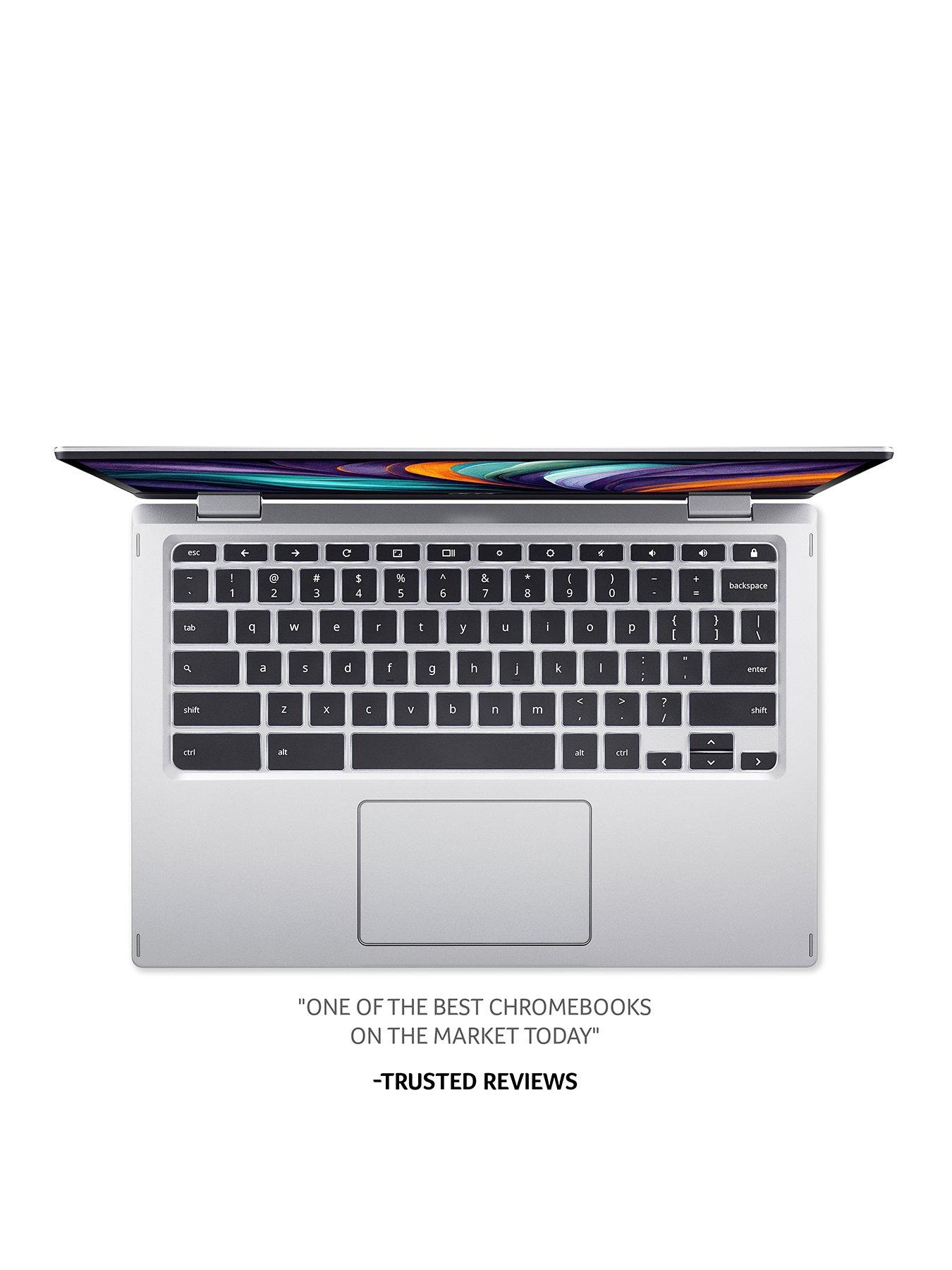 Image 3 of 8 of Acer Chromebook Spin 513 - 13.3in FHD Touchscreen,&nbsp;Qualcomm Snapdragon, 8GB RAM,&nbsp;64GB SSD - Silver