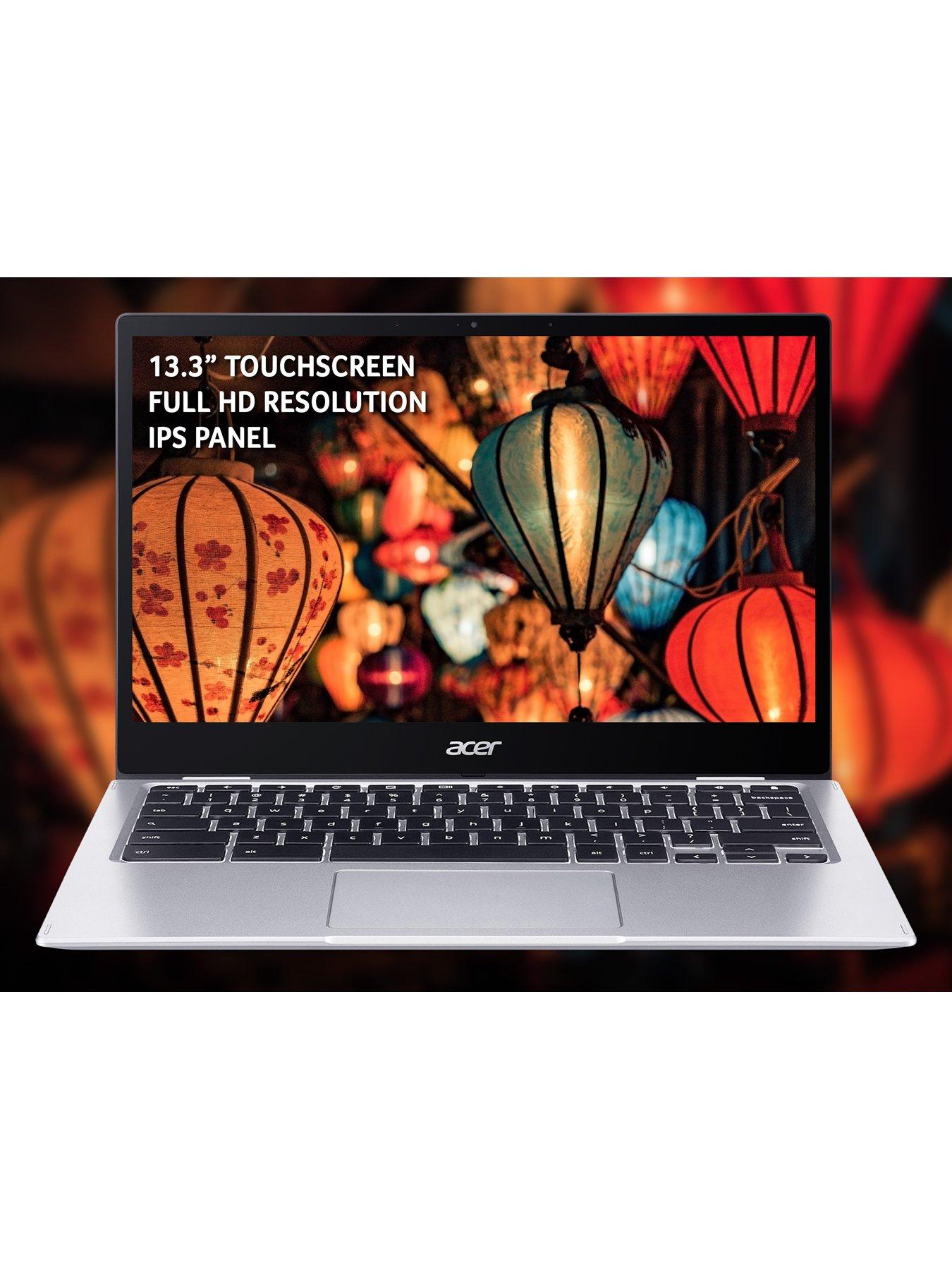 Image 5 of 8 of Acer Chromebook Spin 513 - 13.3in FHD Touchscreen,&nbsp;Qualcomm Snapdragon, 8GB RAM,&nbsp;64GB SSD - Silver