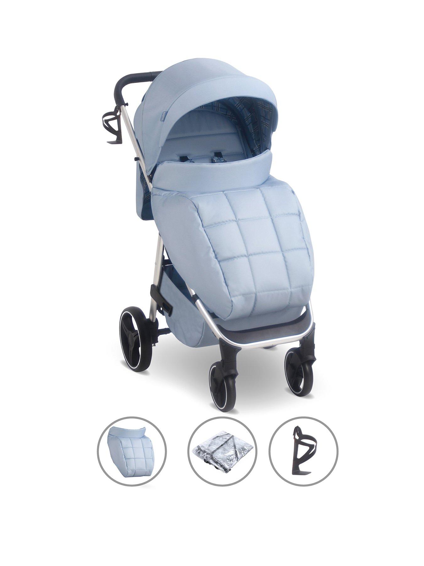 My Babiie MB160 Plus Pushchair - Blue Plaid