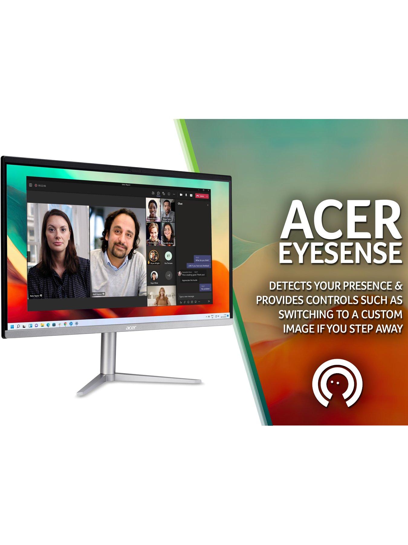 Image 5 of 8 of Acer Aspire C24-1300 All-in-One Desktop&nbsp;PC - 23.8in FHD, AMD Ryzen 5 7520U, 8GB RAM, 512GB SSD