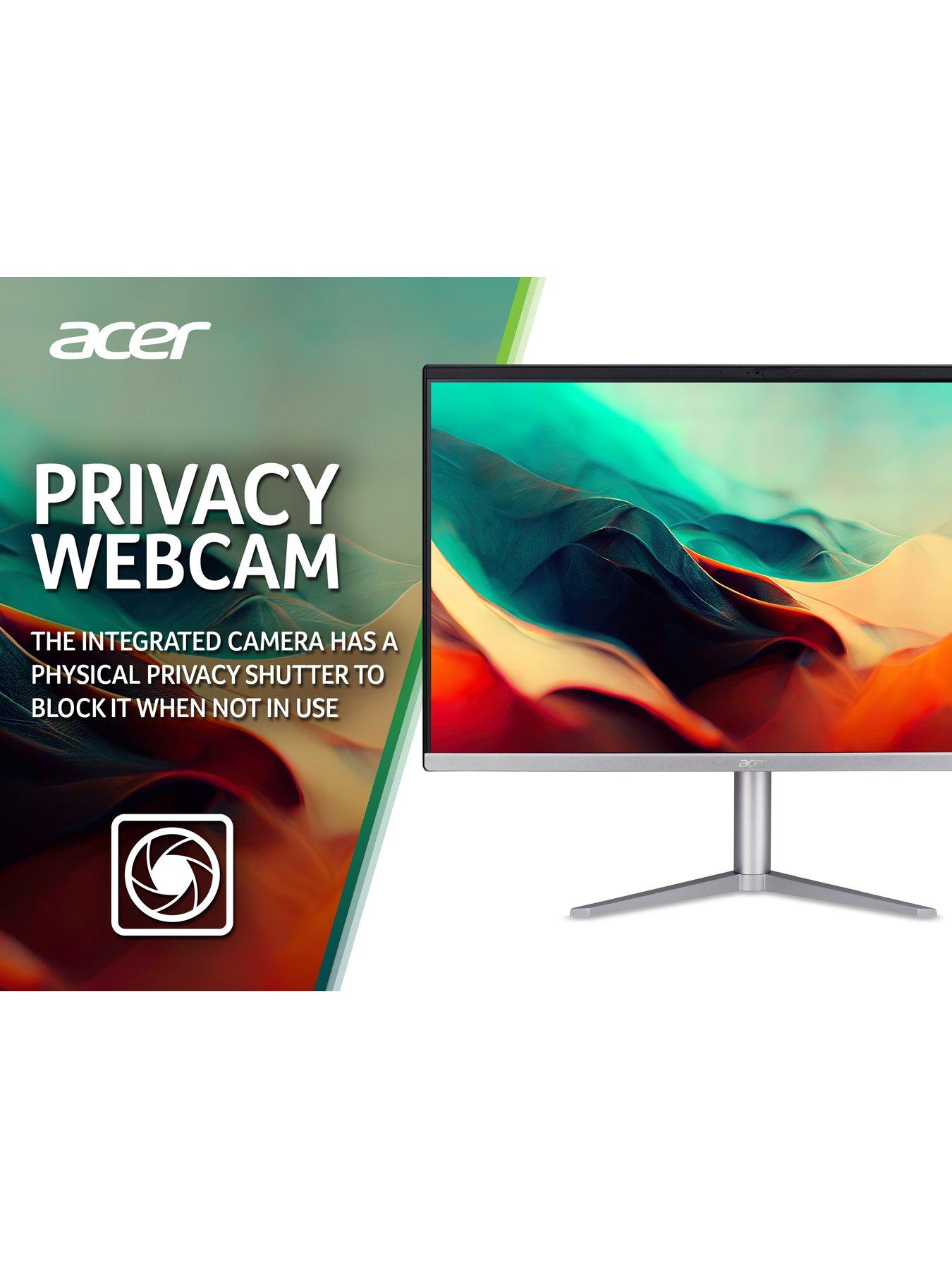Image 6 of 8 of Acer Aspire C24-1300 All-in-One Desktop&nbsp;PC - 23.8in FHD, AMD Ryzen 5 7520U, 8GB RAM, 512GB SSD