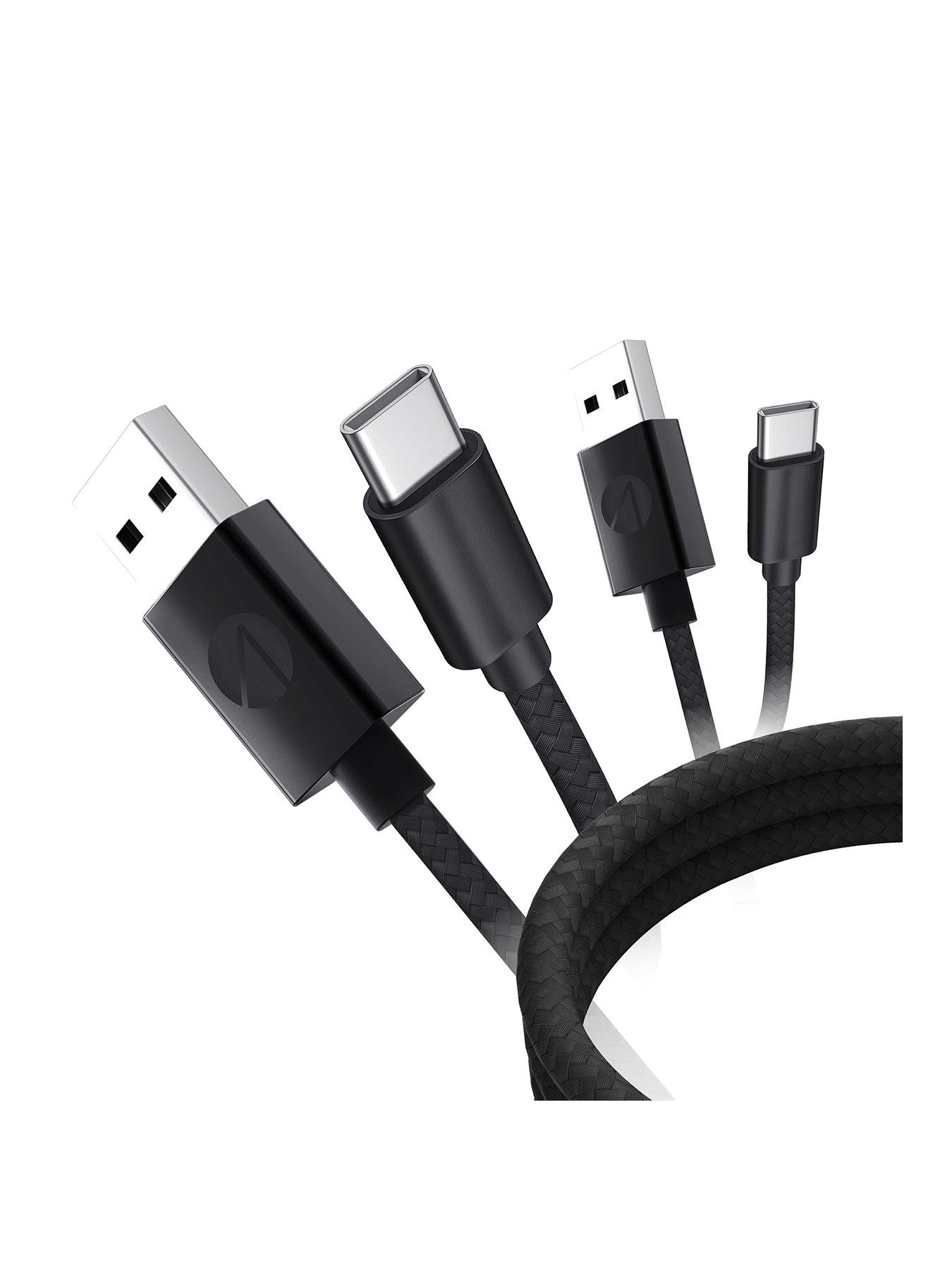 Stealth USBC Charge and & Data Cables Twin Pack for PSVR2 & PS5