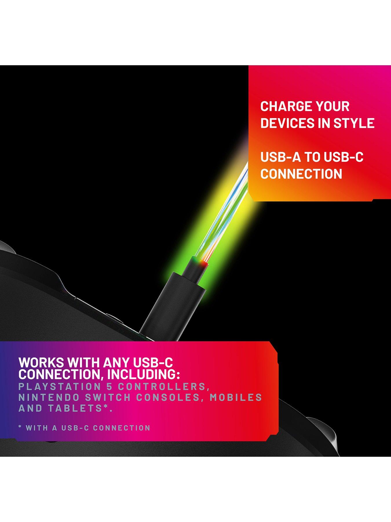 Image 5 of 7 of Stealth Light Up Charging Cables Multiformat - 2m Twin Pack