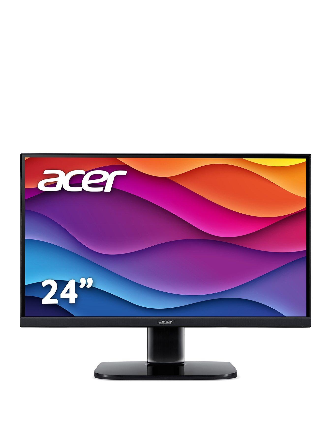 Acer KA242YHbi 24-inch Monitor - VA Panel, FHD, 4ms, 100Hz, FreeSync, HDMI,  VGA | Very.co.uk