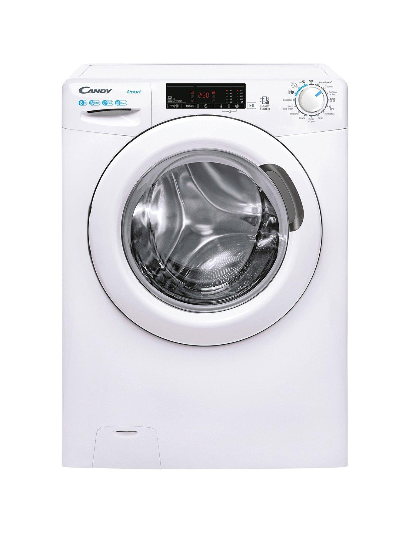 Image 1 of 7 of Candy CS148TW4 8kg Load, 1400 Spin Washing Machine - White