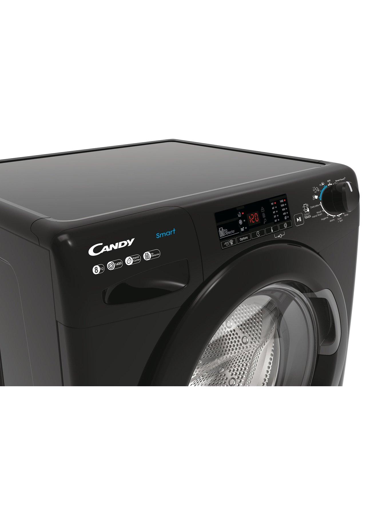 Image 4 of 6 of Candy CS148TWBB4 8kg Load, 1400 Spin Washing Machine - Black