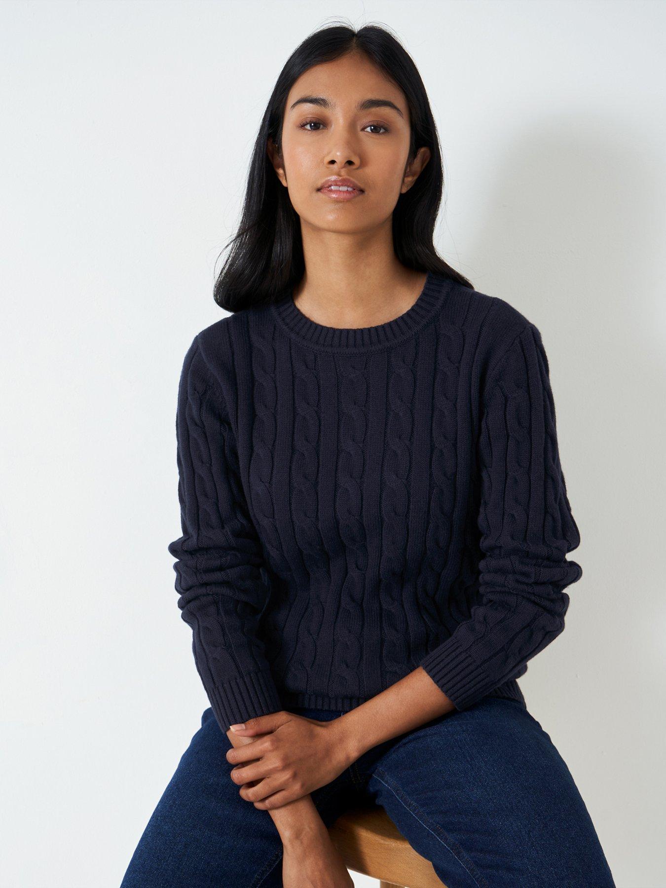 Crew heritage cable jumper hotsell