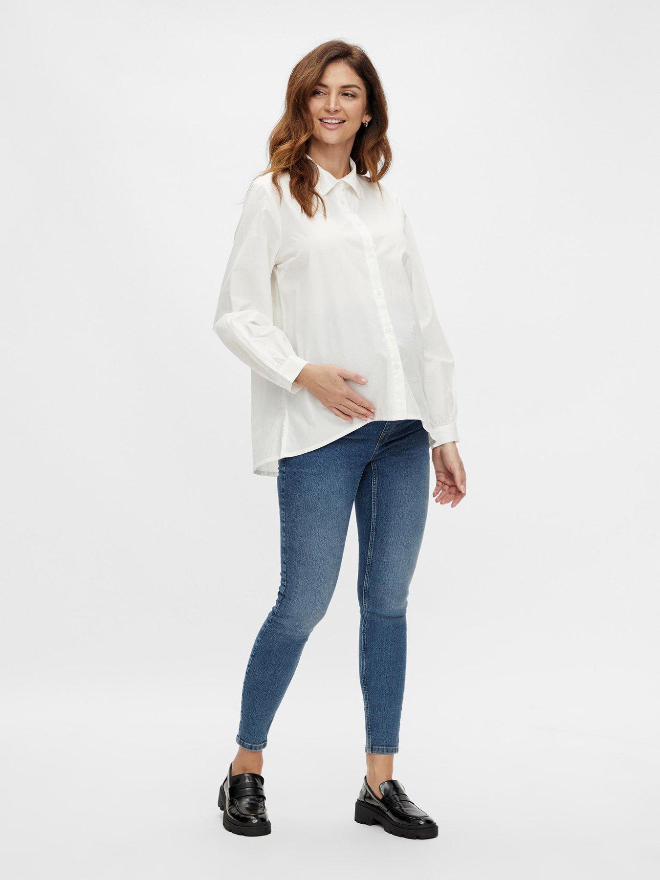 Mamalicious Maternity Blue Slim Jeggings