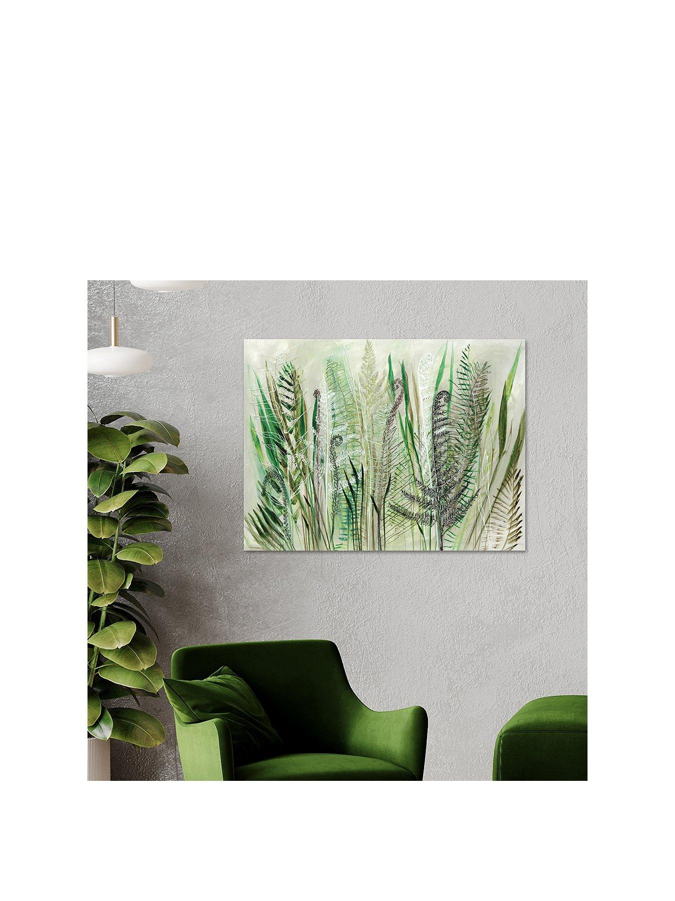 Product photograph of The Art Group Ferns Ii Canvas from very.co.uk