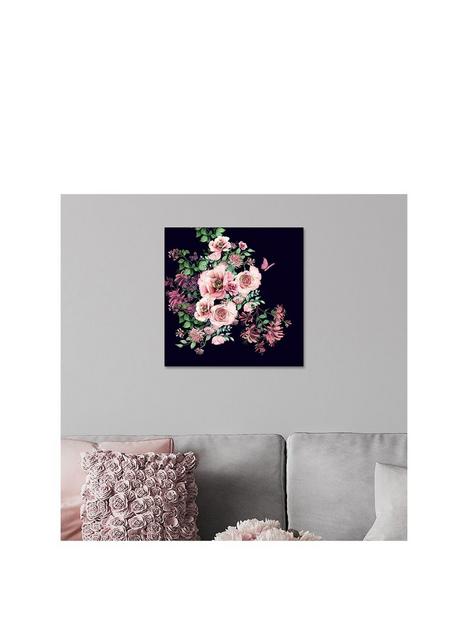 the-art-group-pink-roses-luxe-canvas