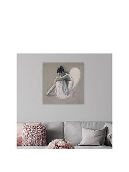 Product photograph of The Art Group Angel Wings Iv Canvas from very.co.uk