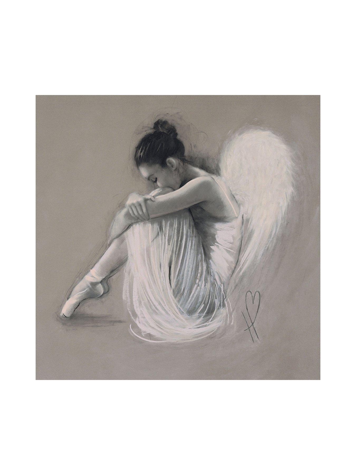 Image 2 of 2 of The Art Group Angel Wings Iv Canvas