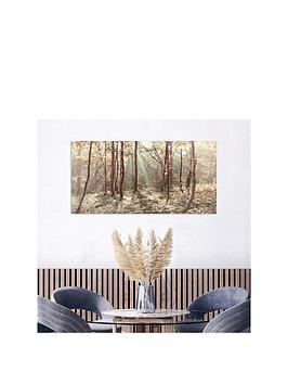 Product photograph of The Art Group Autumn Leaves Canvas from very.co.uk