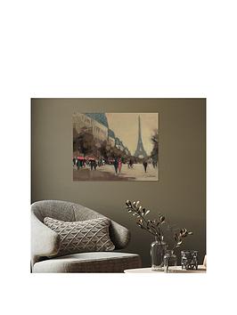 Product photograph of The Art Group Time Out In Paris Canvas from very.co.uk