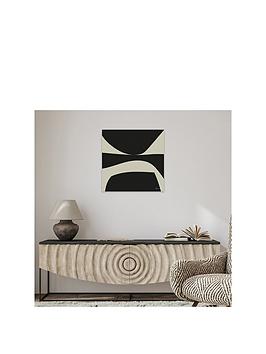 Product photograph of The Art Group Shaped Canvas from very.co.uk