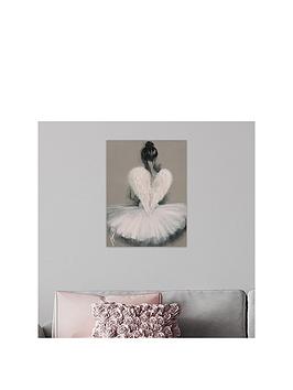 Product photograph of The Art Group Angel Wings Canvas from very.co.uk