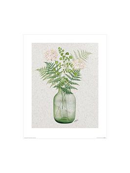 Product photograph of The Art Group Vase Ii Art Print By Summer Thornton from very.co.uk