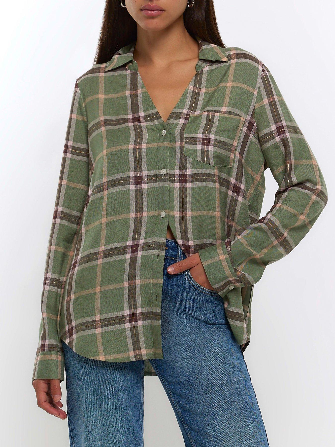 Checked shirt on sale womens river island