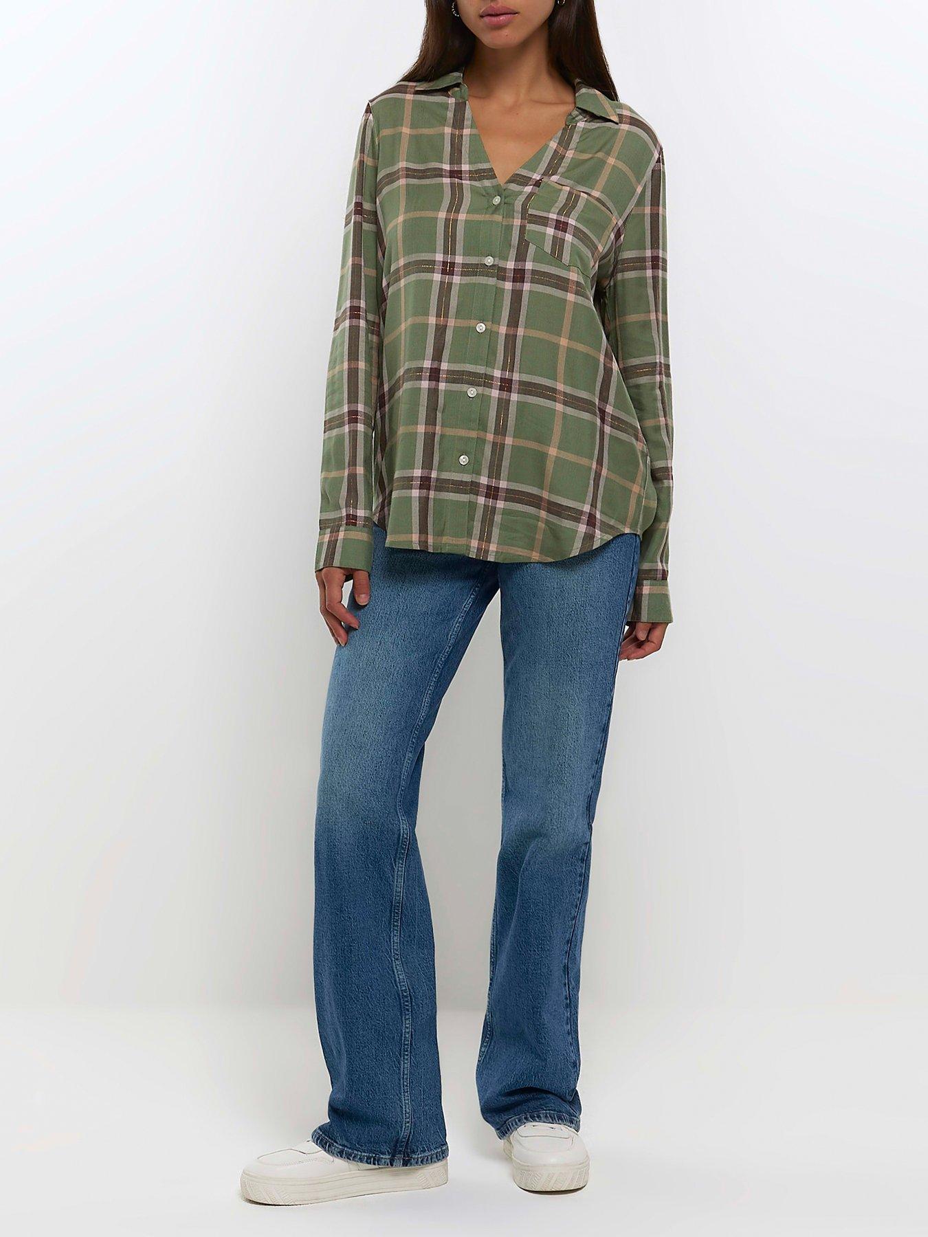 Checked shirt womens river island store