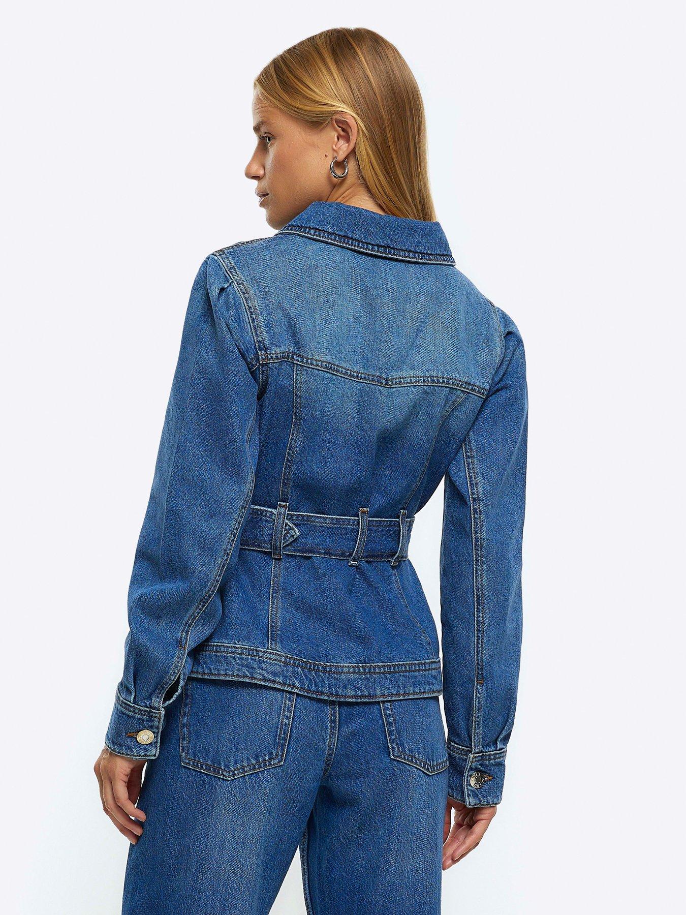 Womens denim jacket river sales island