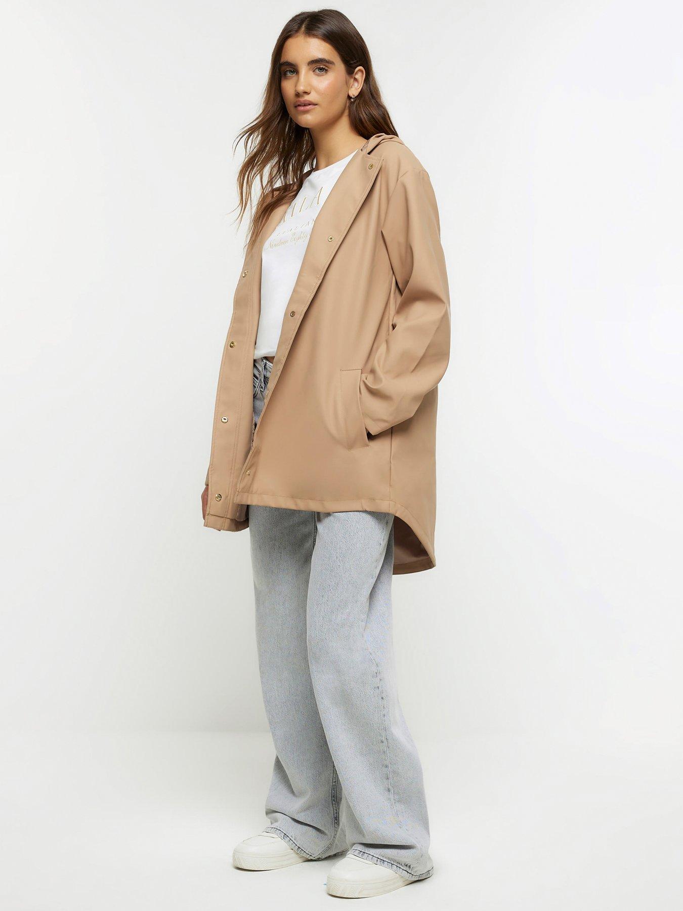 River island cheap rain mac