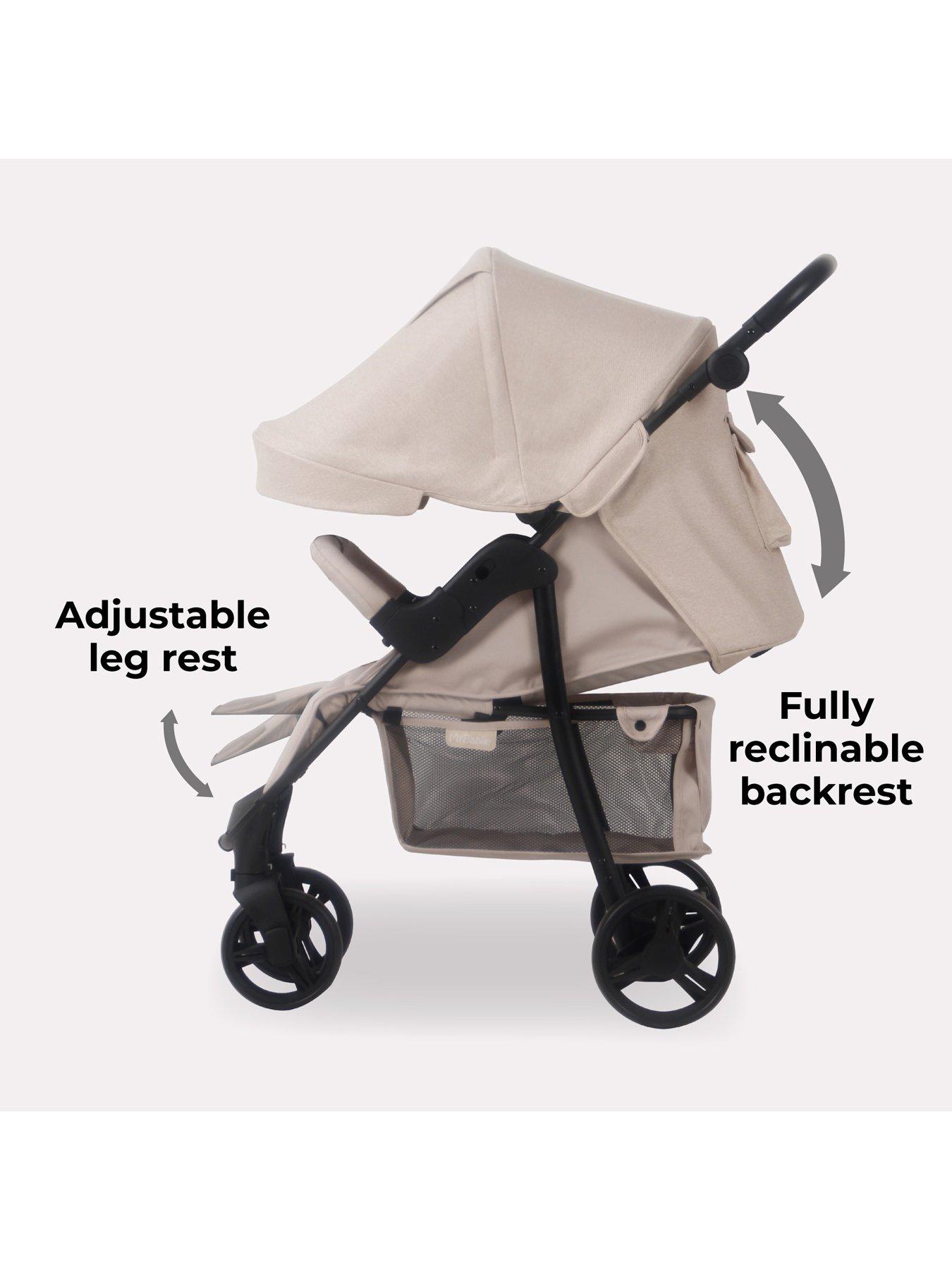 Image 6 of 7 of My Babiie MB30 Plus Pushchair - Oatmeal