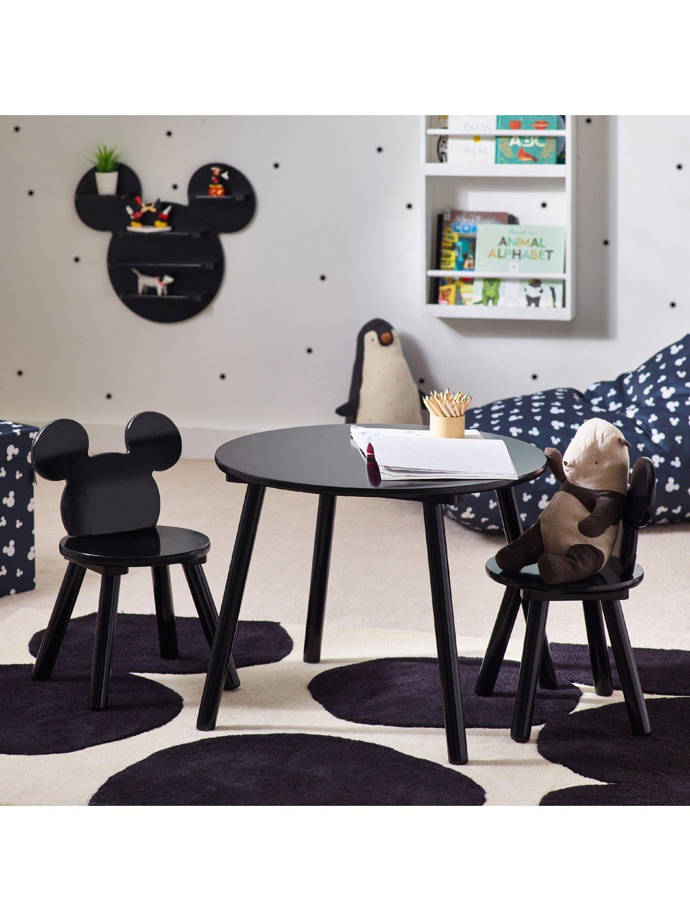 undefined Toddler Table and 2 Chair Set - Black