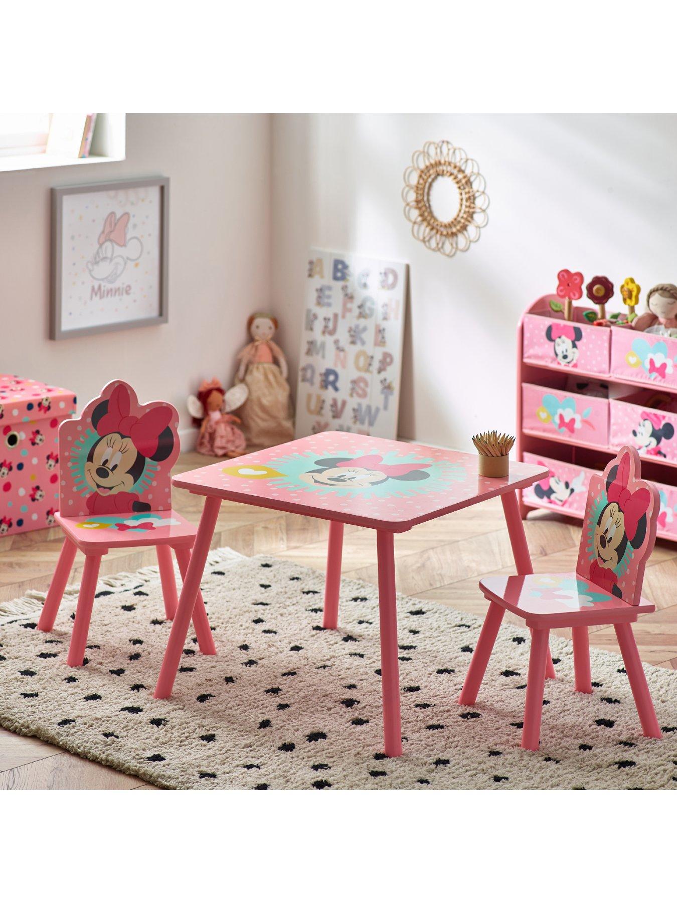 Minnie mouse desk and chair online set