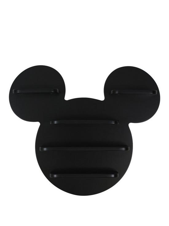 stillFront image of mickey-mouse-wall-shelf--black