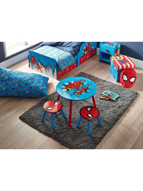 spiderman-toddler-table-and-2-stool-set