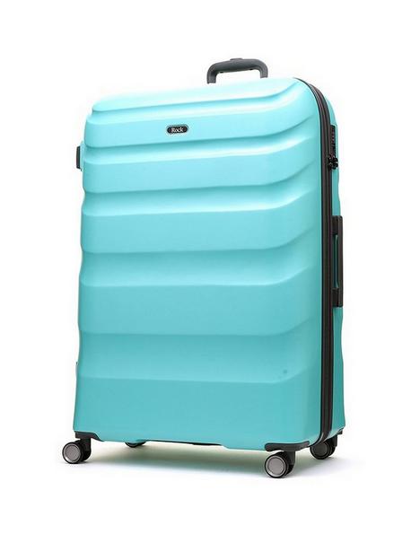 rock-luggage-bali-8-wheel-hardshell-extra-large-suitcase-turquoise