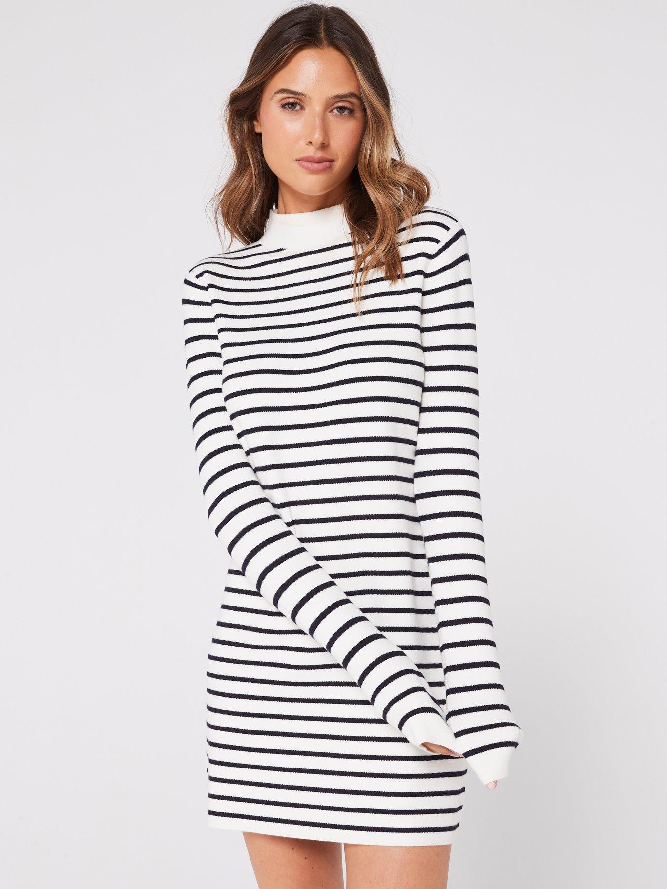 Striped Jersey Dress