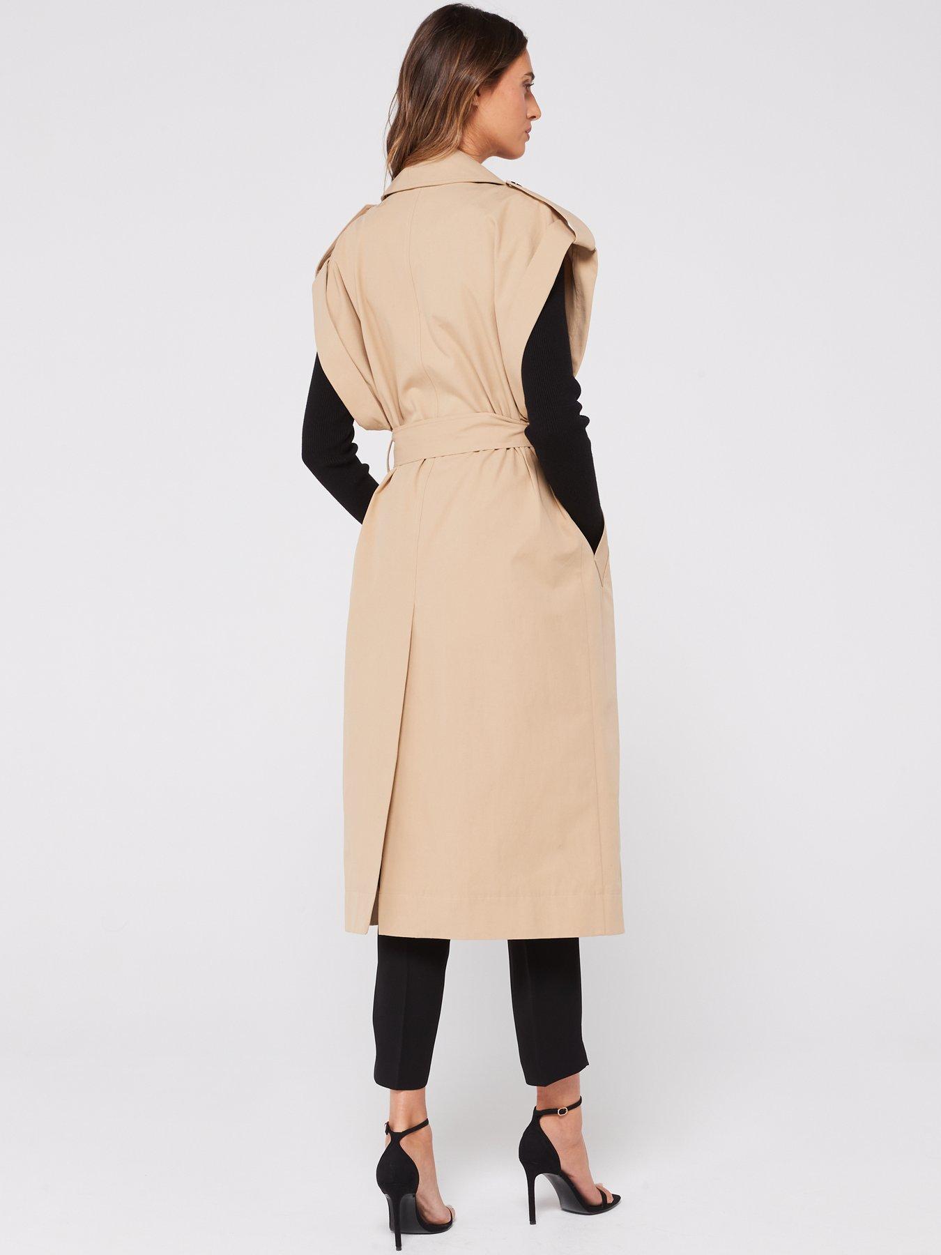Mango sleeveless coat store