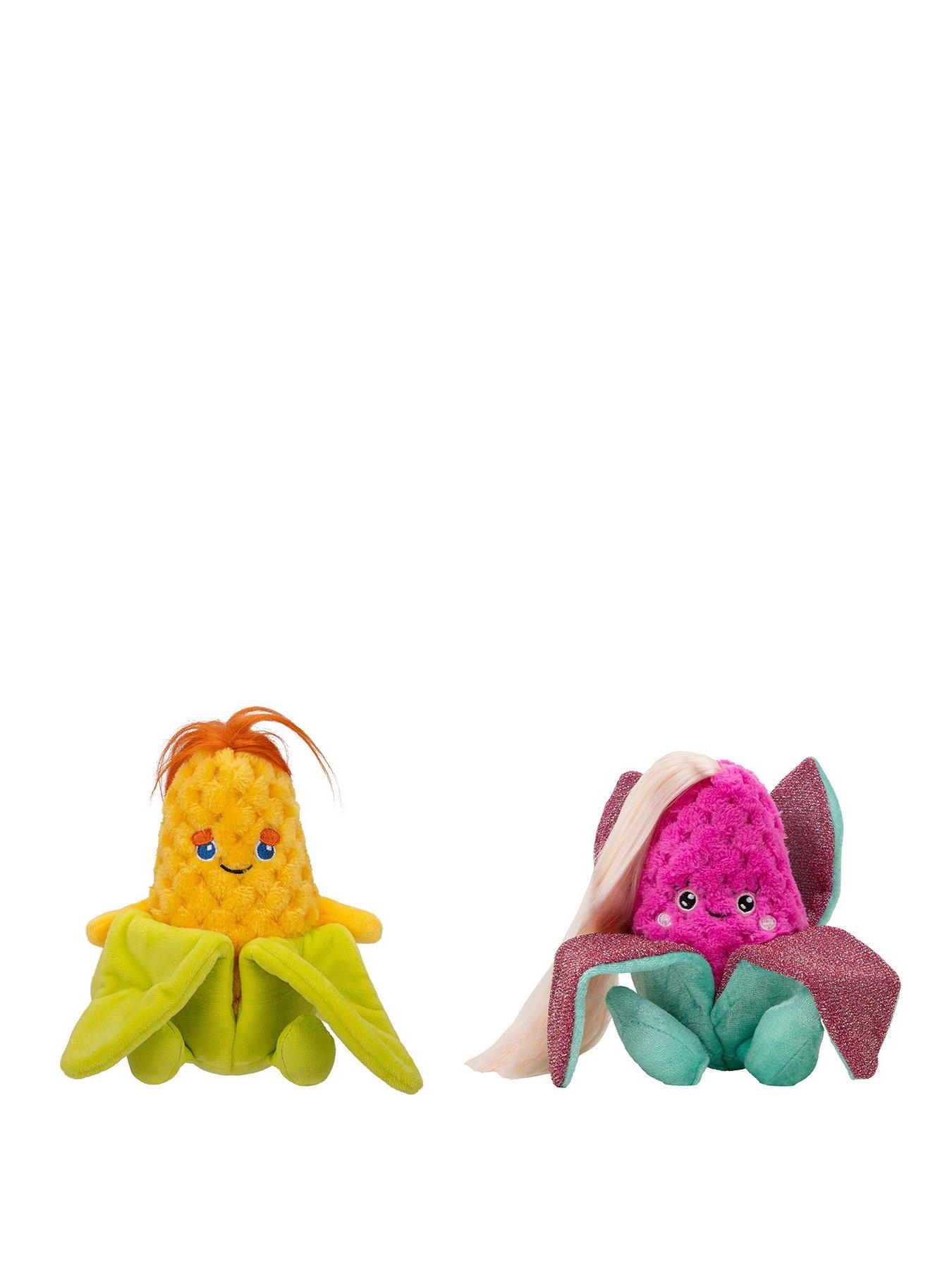 living-on-the-veg-6-inch-plush-2-pack-dolly-cornie-and-reggie-cornie-collectible-plush