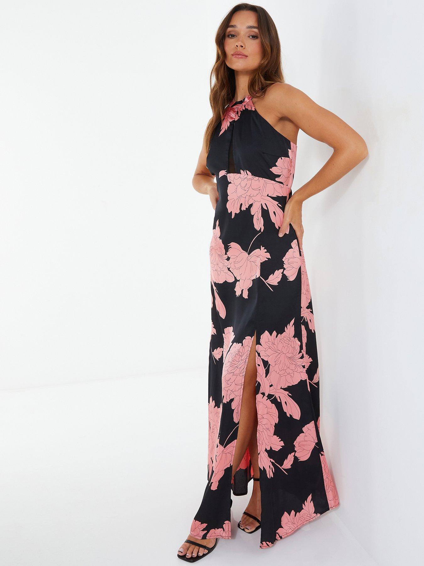 Quiz floral maxi store dress